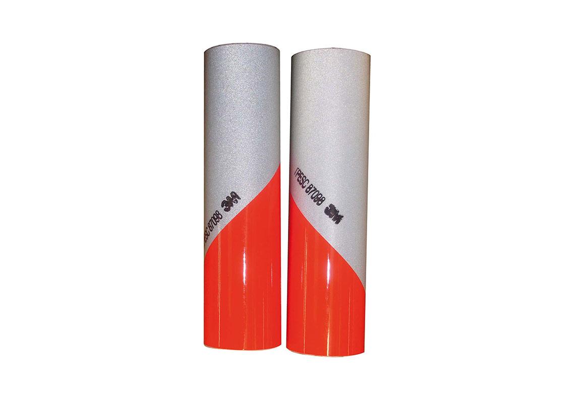 KIT 2 ALTERNATE ROLLERS 0.14x1.12m CLASS A FLUO RED 3M